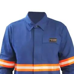 Camisa Antichama e Arco Elétrico Risco 2 Azul Guardian M