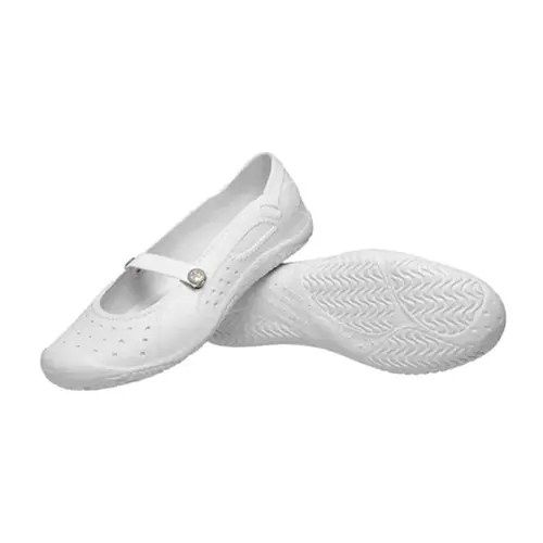 Sapato Antiderrapante Feminino Branco Impermeável Soft Works BB50