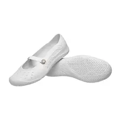 Sapato Antiderrapante Feminino Branco Impermeável Soft Works BB50