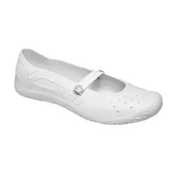 Sapato Antiderrapante Feminino Branco Impermeável Soft Works BB50