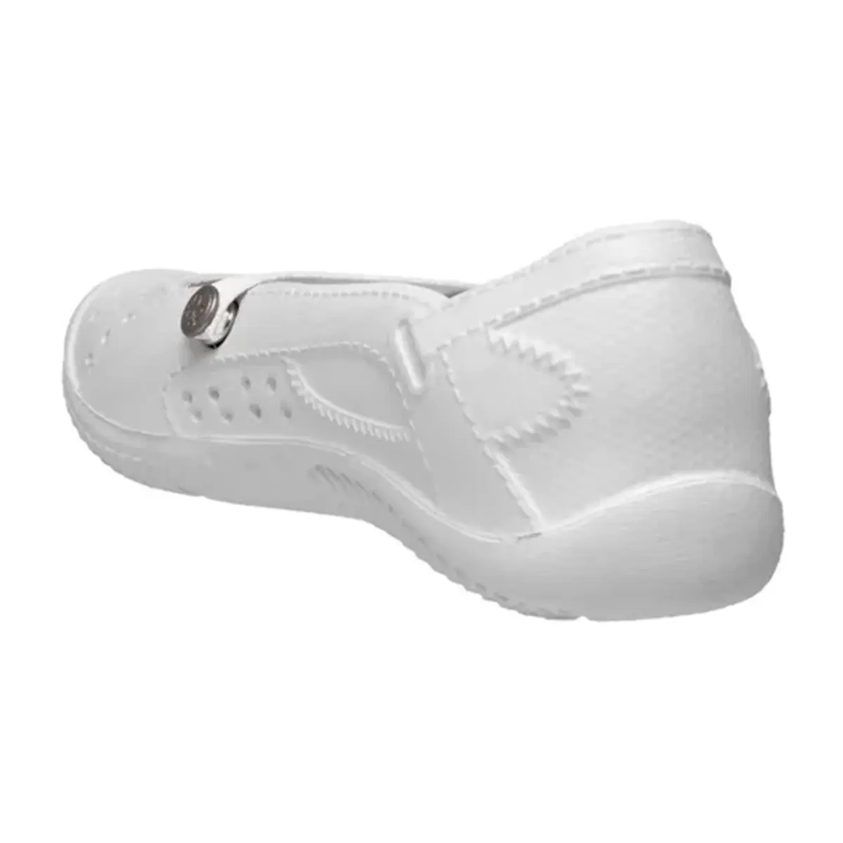 Sapato Antiderrapante Feminino Branco Impermeável Soft Works BB50