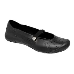 Sapato Antiderrapante Feminino Preto Impermeável Soft Works BB50