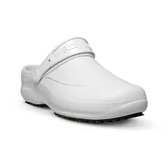 Sapato Aberto Antiderrapante Impermeável Branco Soft Works BB60