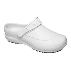 Sapato Aberto Antiderrapante Impermeável Branco Soft Works BB60