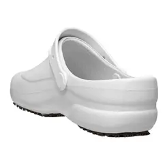 Sapato Aberto Antiderrapante Impermeável Branco Soft Works BB60