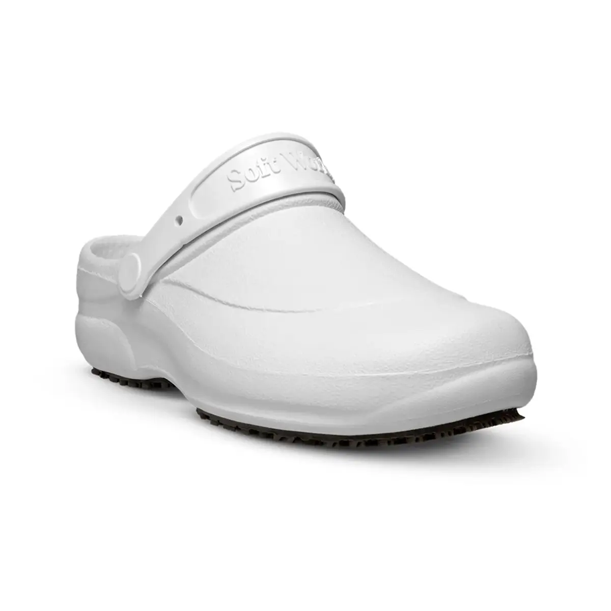 Sapato Aberto Antiderrapante Impermeável Branco Soft Works BB60