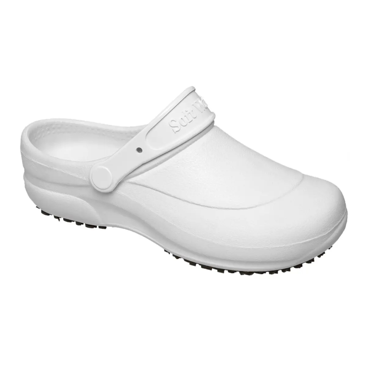 Sapato Aberto Antiderrapante Impermeável Branco Soft Works BB60