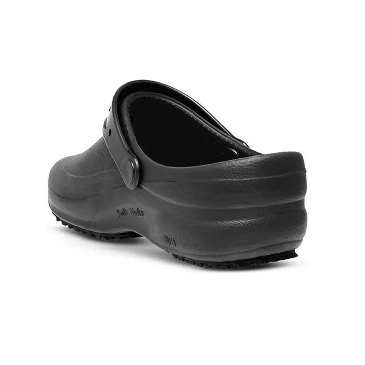 Sapato Aberto Antiderrapante Impermeável Preto Soft Works BB60