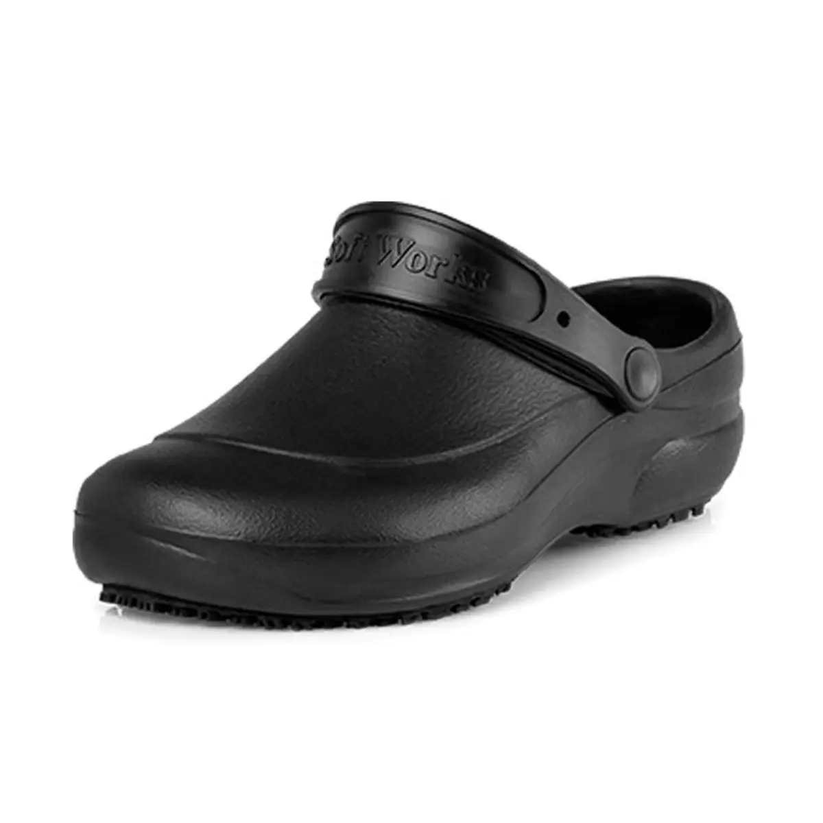 Sapato Aberto Antiderrapante Impermeável Preto Soft Works BB60