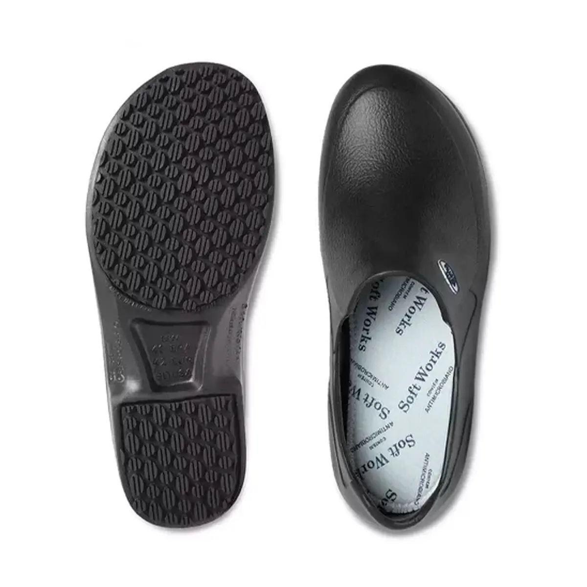 Sapato Antiderrapante Impermeável Preto Soft Works BB65