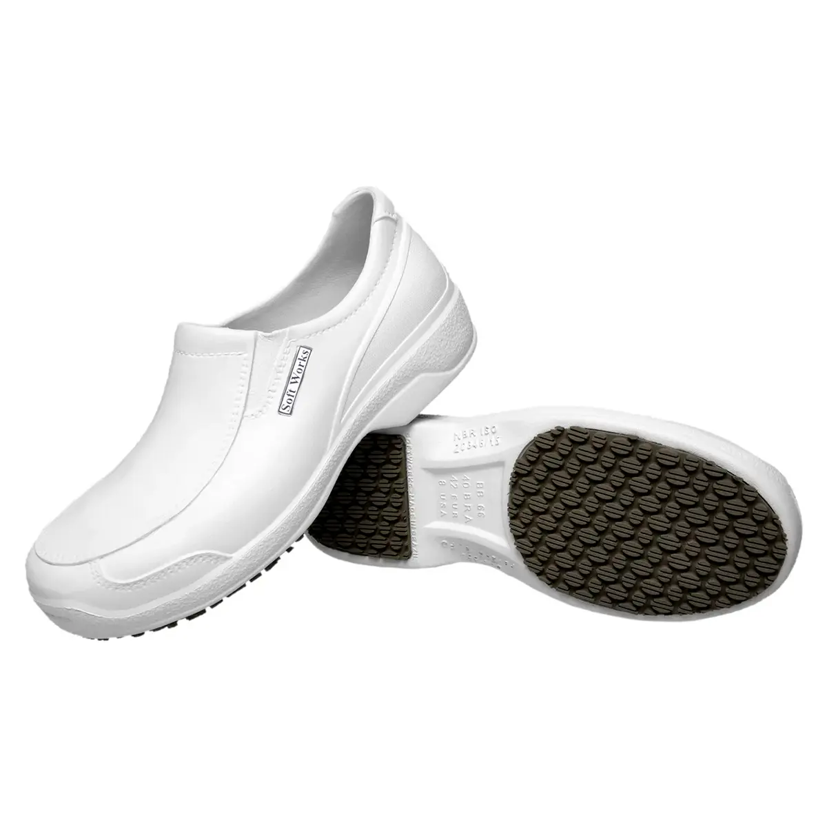 Sapato Antiderrapante BB66 com Biqueira Branco Soft Works EVA