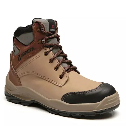 Botina Everest Areia Linha Horizon MAAG Bico PVC Bracol