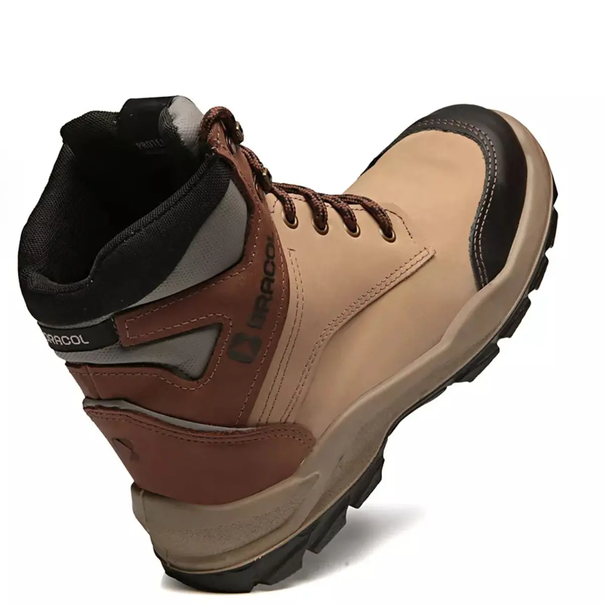 Botina Everest Areia Linha Horizon MAAG Bico PVC Bracol