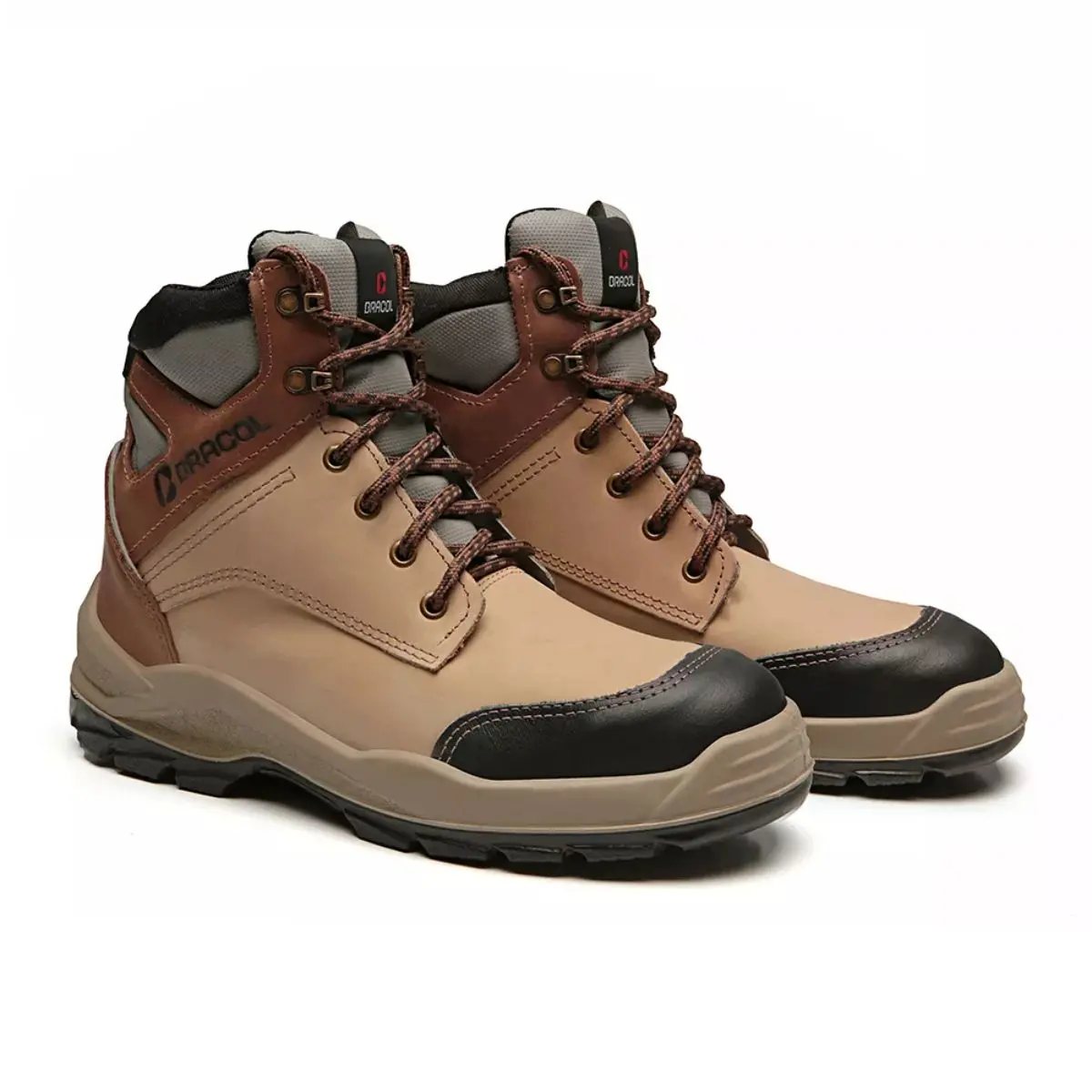 Botina Everest Areia Linha Horizon MAAG Bico PVC Bracol
