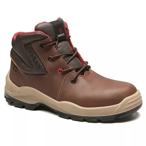 Botina Amazonas Linha Horizon MBAG Marrom BIco PVC Bracol