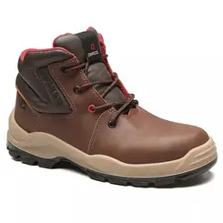 Botina Amazonas Linha Horizon MBAG Marrom BIco PVC Bracol