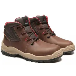 Botina Amazonas Linha Horizon MBAG Marrom BIco PVC Bracol