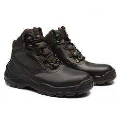 Botina Danúbio Linha Horizon WVCG Preta Bico PVC Bracol