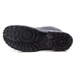 Bota Estival Work de Amarrar em Couro Preto WO10031S1