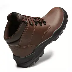 Botina Atacama Linha Horizon WVDG Marrom Bico PVC Bracol