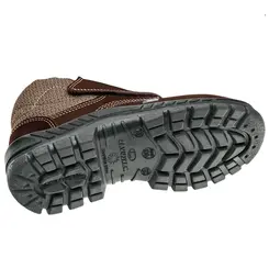 Botina Nobuck Marrom Café com Velcro 50B26-CB-VEL-BP Marluvas
