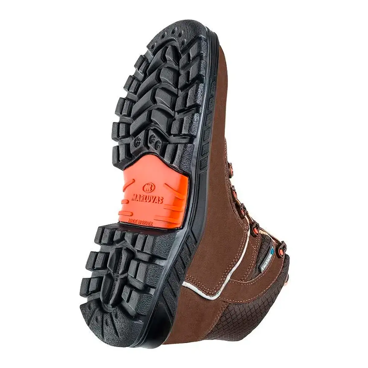 75BPR29MSMCBP Botina Nubuck De Amarrar Marrom Marluvas