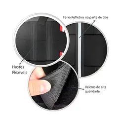 Cinta Lombar Ergonômica com Refletivo Steelflex