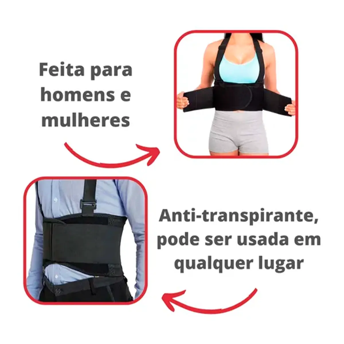 Cinta Lombar Ergonômica Belt C950