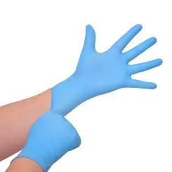 Luva Procedimento Não Cirúrgico Nitrílico Azul Medix - 100 unidades