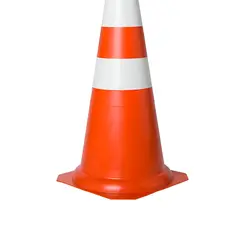 Cone NBR 15071 Flexível com Faixa Refletiva