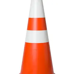Cone NBR 15071 Flexível com Faixa Refletiva