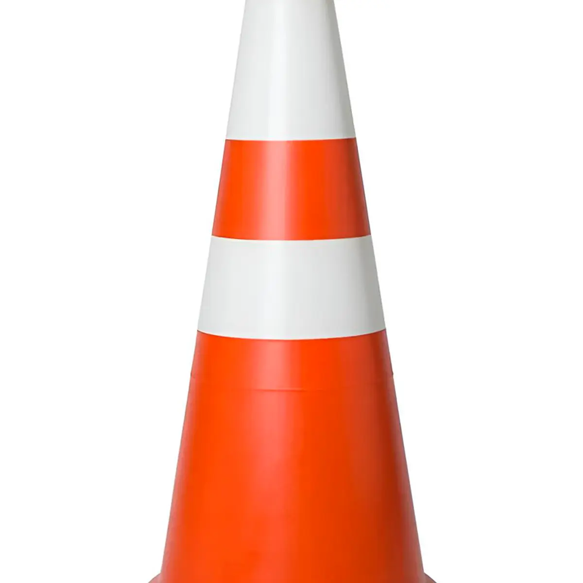 Cone NBR 15071 Flexível com Faixa Refletiva