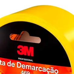 Fita Adesiva Amarela 469 3M para Demarcação 50 mm x 10 m