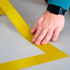 Fita Adesiva Amarela 469 3M para Demarcação 50 mm x 10 m