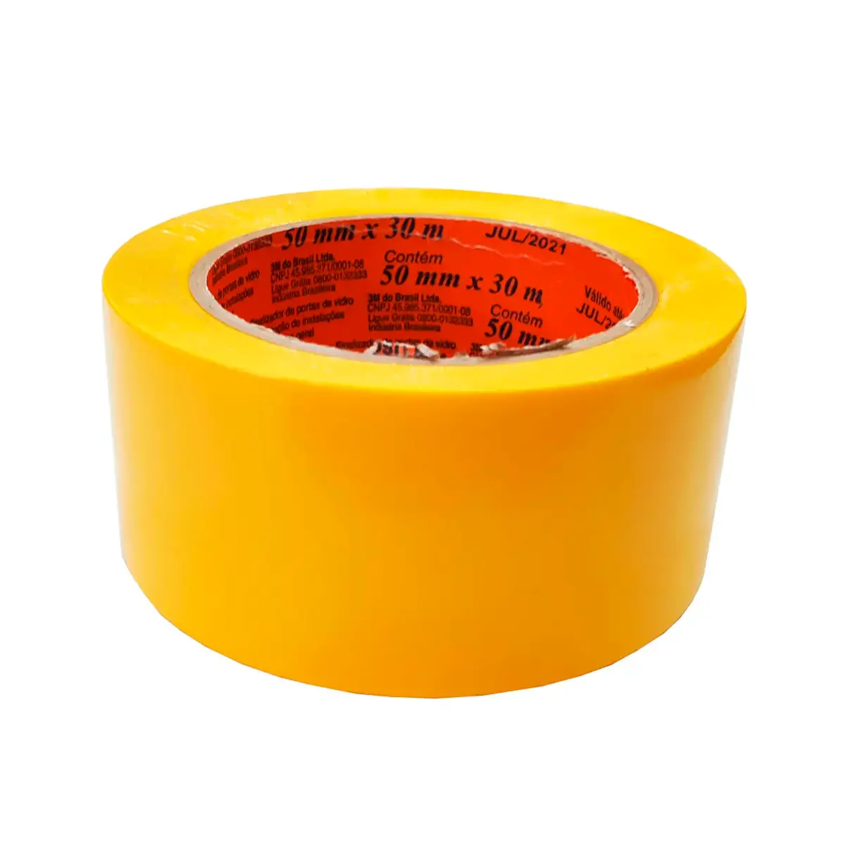 Fita Adesiva Amarela 469 3M para Demarcação 50 mm x 10 m