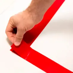 Fita Adesiva Vermelha 469 3M para Demarcação 50 mm x 30 m