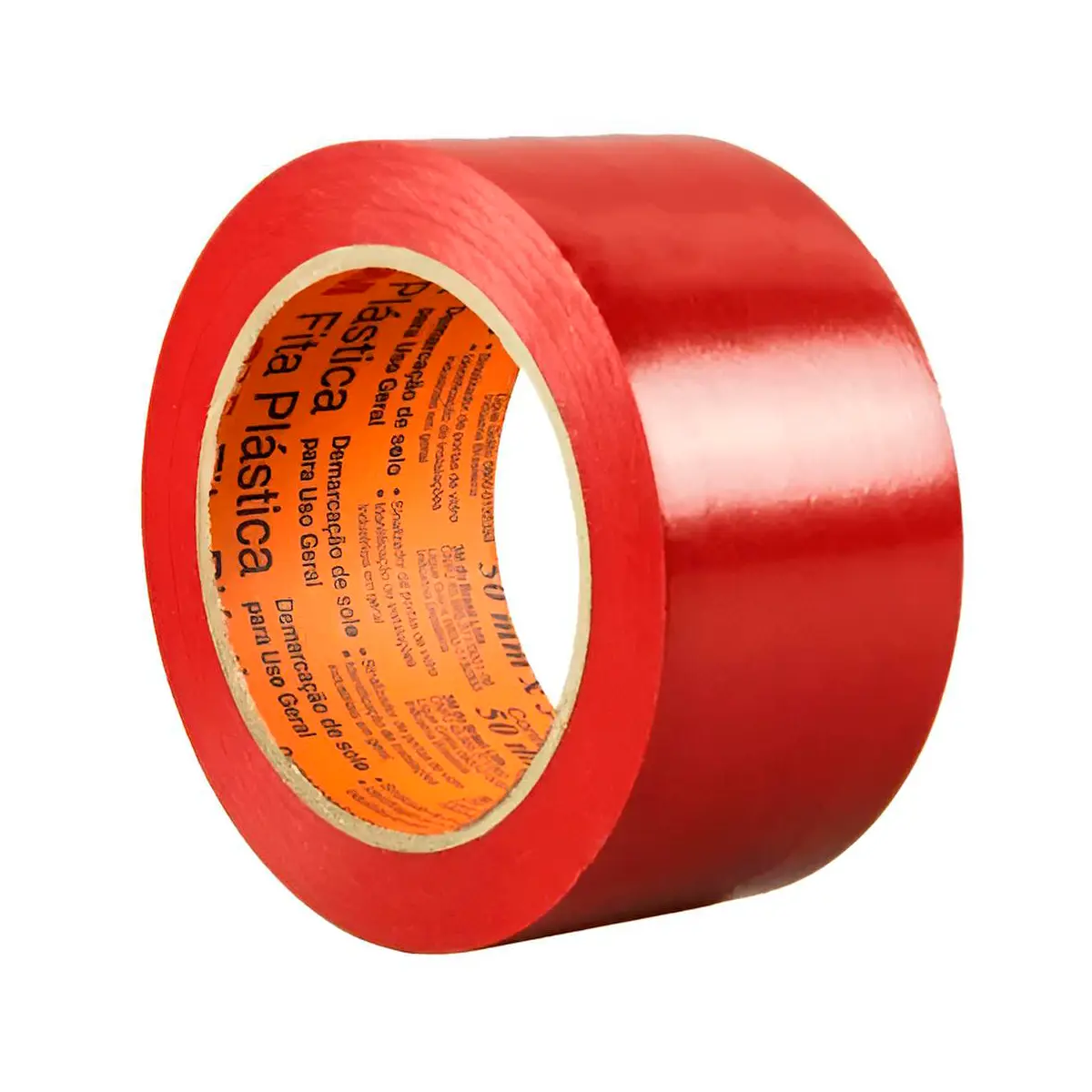 Fita Adesiva Vermelha 469 3M para Demarcação 50 mm x 30 m
