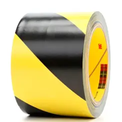 Fita Zebrada Adesiva 766 3M para Demarcação 50 mm x 33 m