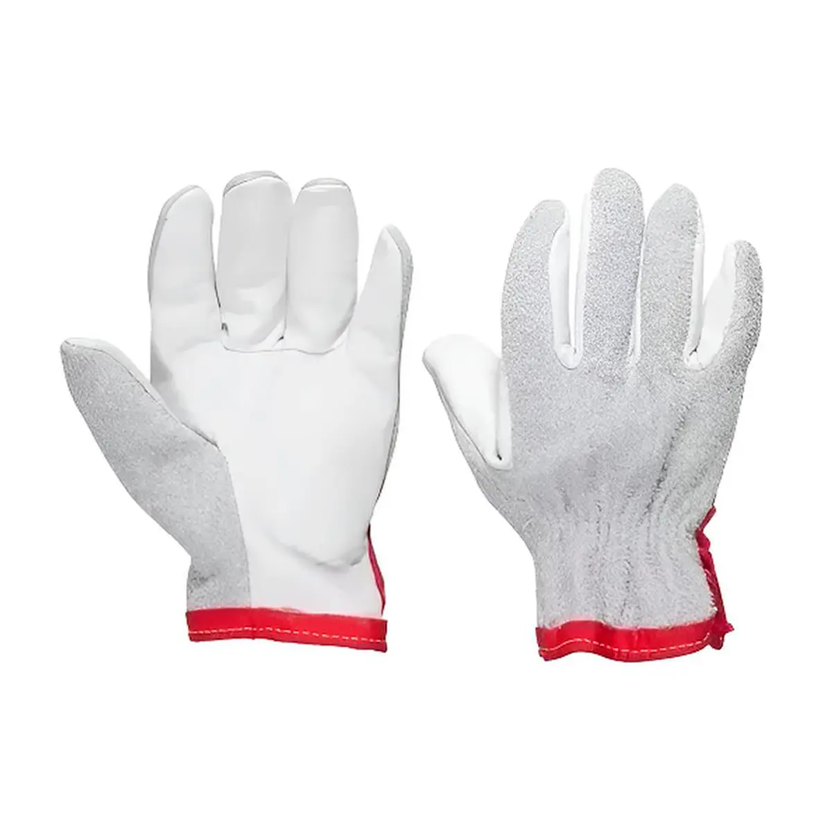 Luva de Vaqueta Mista com Raspa punho 7cm- Luveq