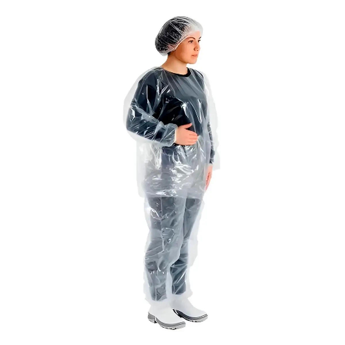 Blusa com Elastico Impermeável Transparente - Prevemax