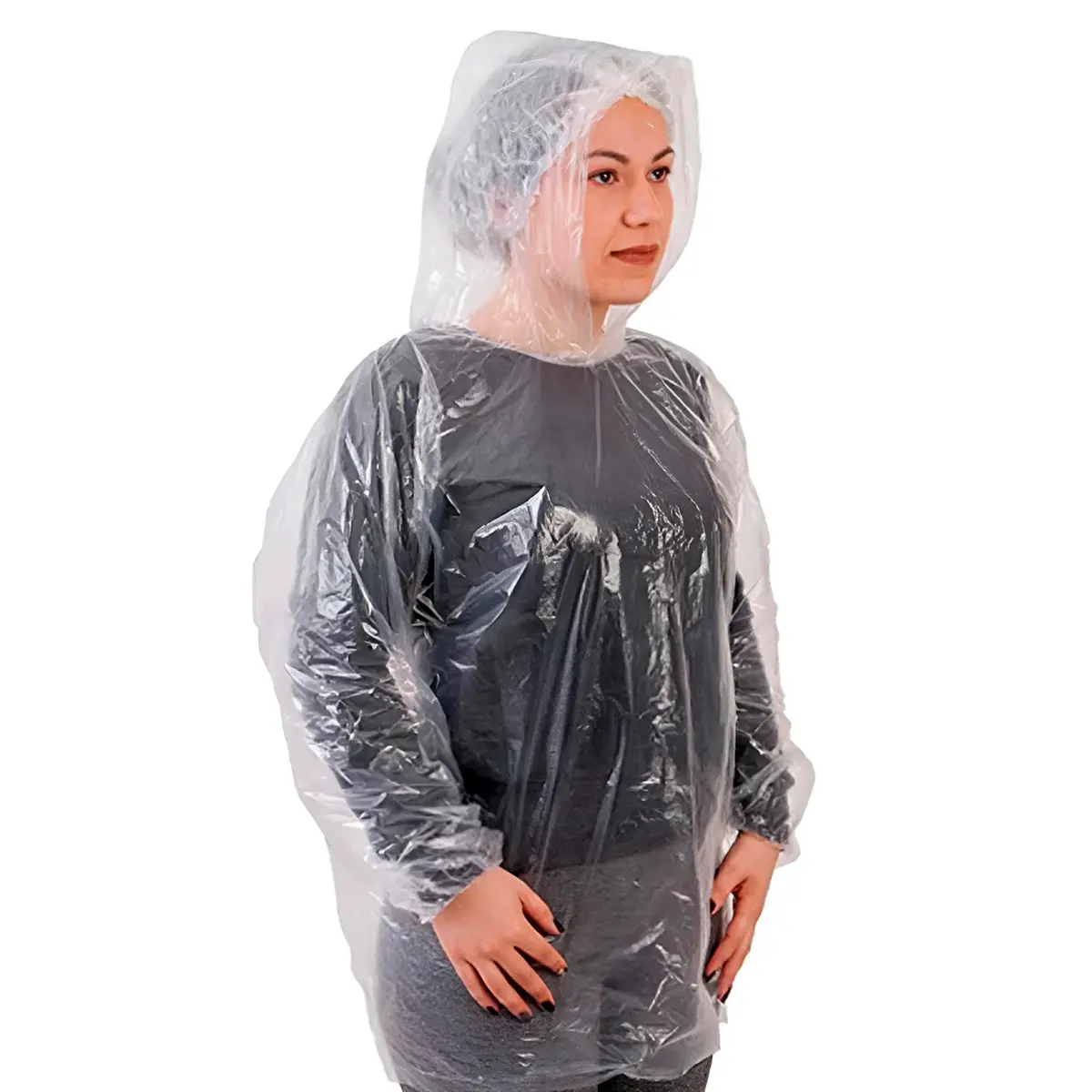 Blusa com Elastico Impermeável Transparente - Prevemax