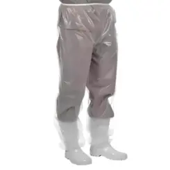 Calça Impermeável com Elástico na Cintura e Tornozelos Transparente - Prevemax