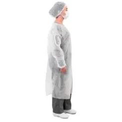 Avental TNT Branco 1,00x1,40 Prevemax - PCT C/ 10