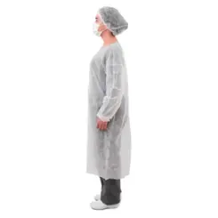 Avental TNT Branco 1,00x1,40 Prevemax - PCT C/ 10