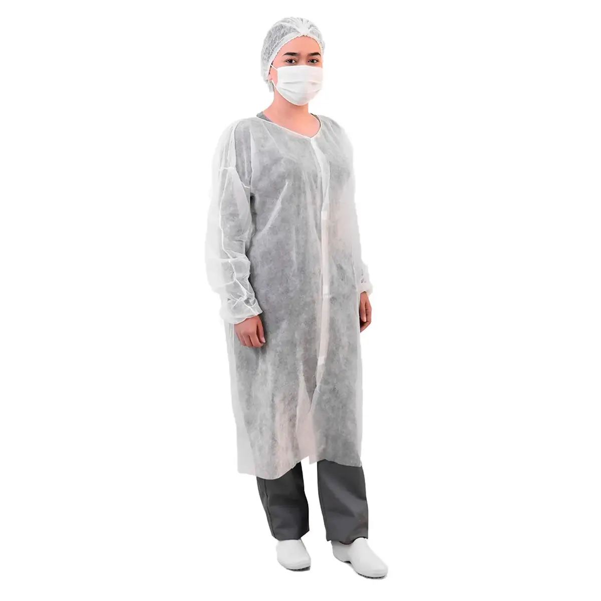 Avental TNT Branco 1,00x1,40 Prevemax - PCT C/ 10
