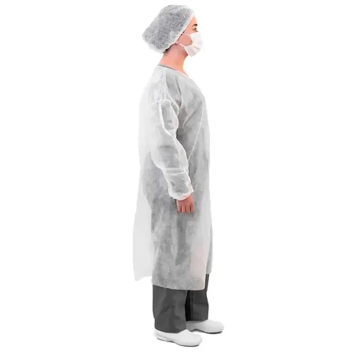Avental TNT Branco 1,00x1,40 Prevemax - PCT C/ 10