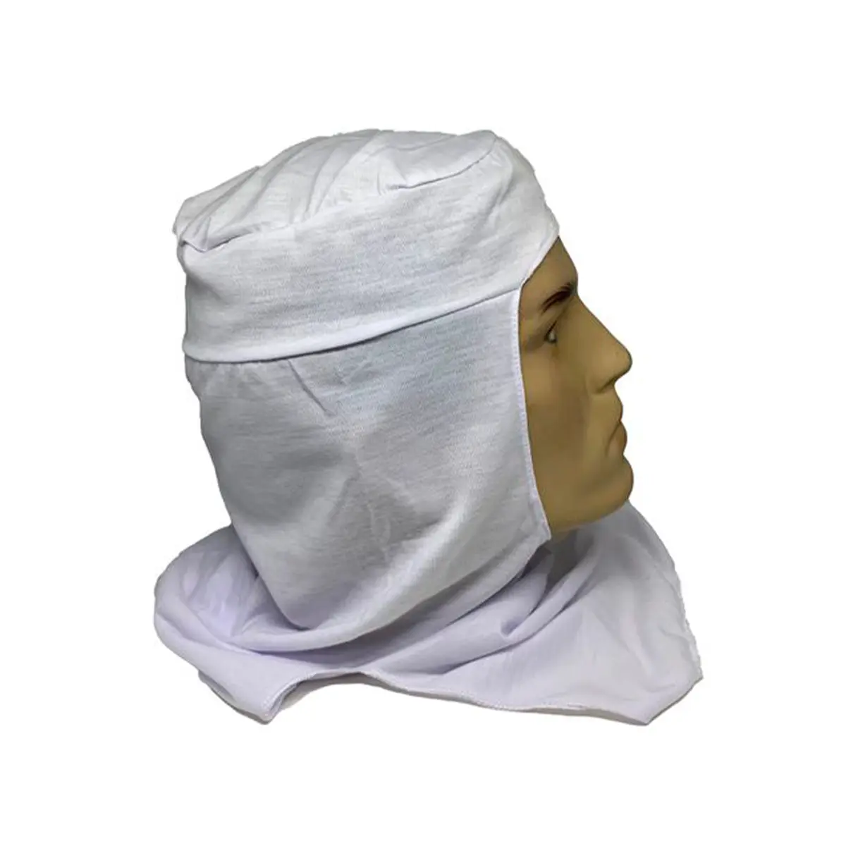 Touca Ninja Branca Poliviscose - Prevemax Com 10 Unidades