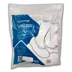 Pro pé TNT Sapatilha Com Elastico Branco Pct 100Un - Prevemax