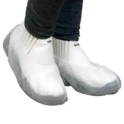 Pro pé TNT Sapatilha Com Elastico Branco Pct 100Un - Prevemax