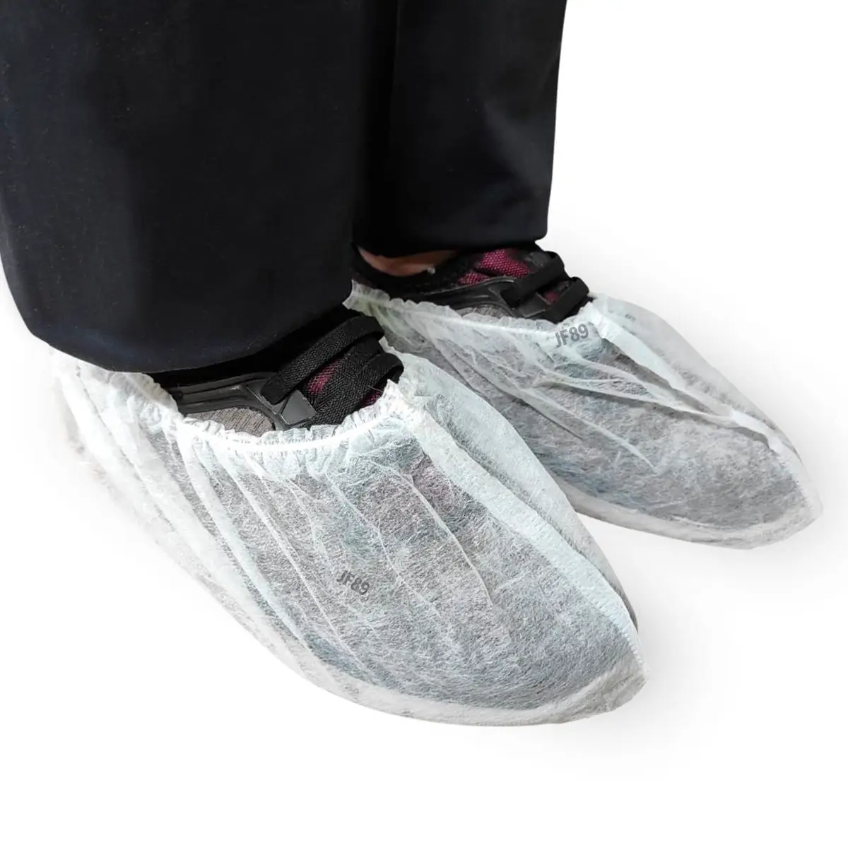 Pro pé TNT Sapatilha Com Elastico Branco Pct 100Un - Prevemax